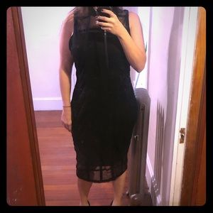 High neck black body con | Fashion 2 Figure 2x